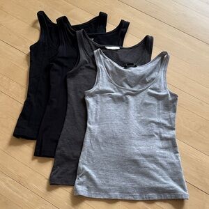 Women’s Stretch Tank Top - Black & Gray Pack